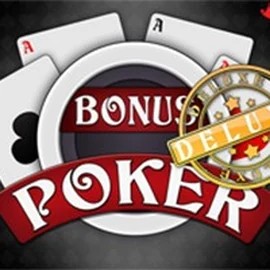 Bonus Poker Deluxe - 3 Hands slot icon by RTG (Reel Time Gaming), available at Wolf Casino