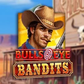 Bulls Eye Bandits online game logo by Origins on wolfcasino.eu.com