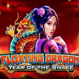 Floating Dragon Year of the Snake logo by Pragmatic Play at Wolf Casino