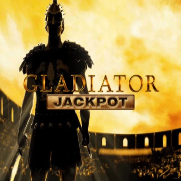 Gladiator Jackpot slot logo by Playtech at Wolf Casino