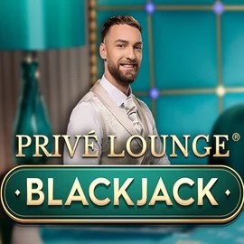Privé Lounge Blackjack online game logo by Pragmatic Play on wolfcasino.eu.com