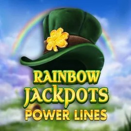 Jackpots logo of Rainbow Jackpots Power Lines from Red Tiger Gaming at Wolf Casino