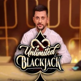 Unlimited Blackjack game by Ezugi – logo hosted on Wolf Casino
